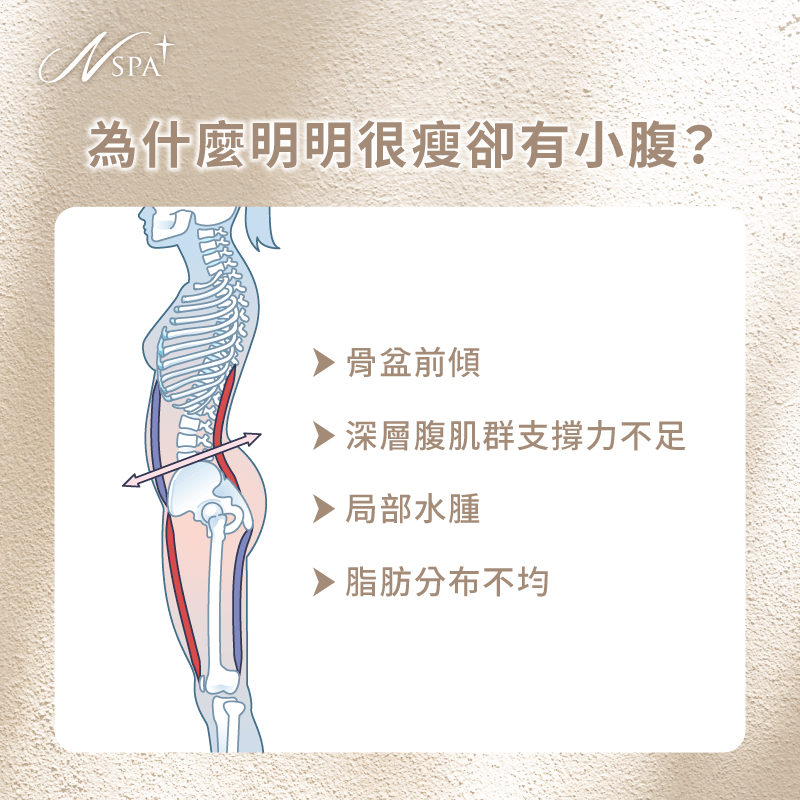 為什麼明明很瘦但還是有小腹-很瘦但有小腹