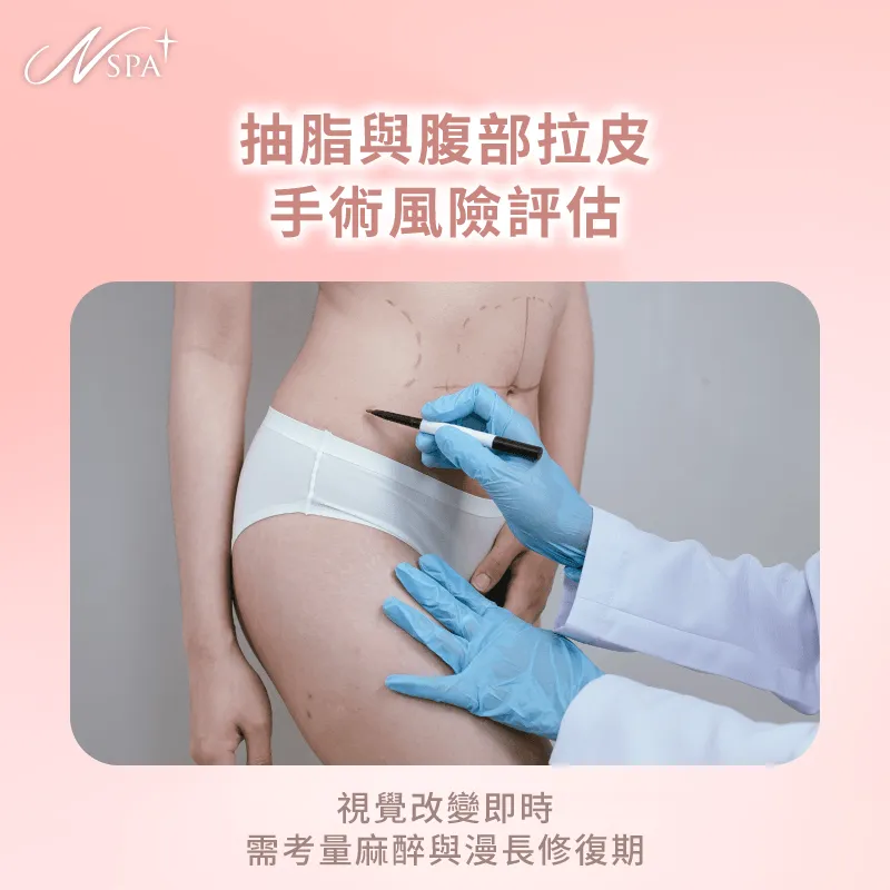 侵入式醫學手術雖然成效顯著但需要將術後修復時間與照顧心力納入考量 醫學外科手術風險評估-產後體態雕塑