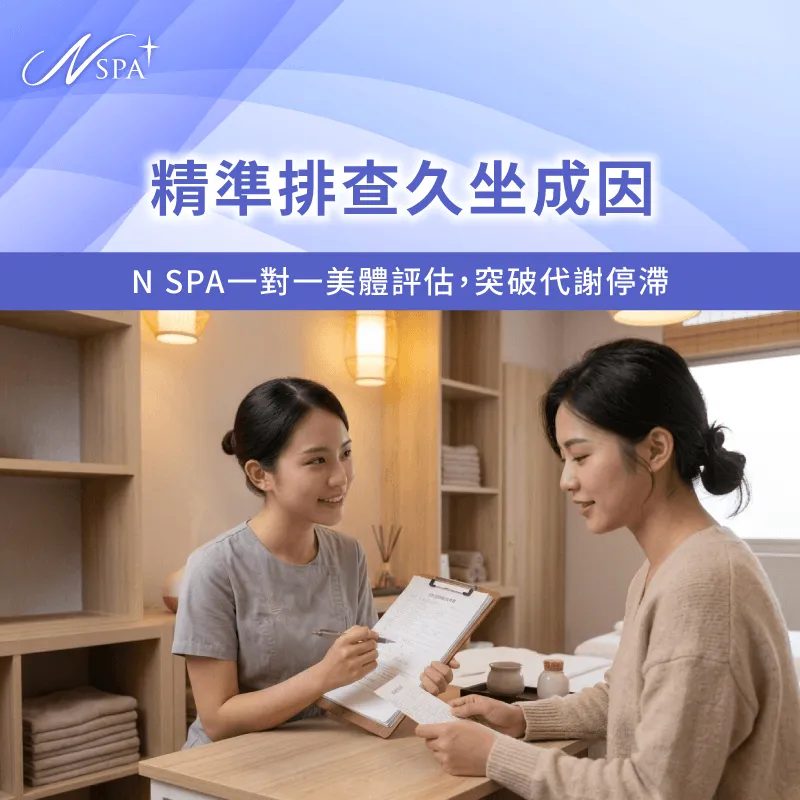 一對一美體評估成因分析-久坐肚子變大
