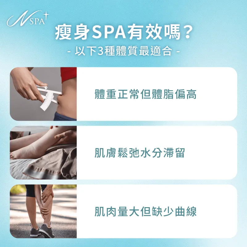 N SPA告訴你瘦身SPA最適合哪些族群! 瘦身SPA-SPA瘦身