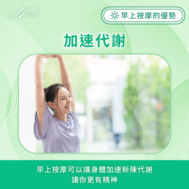 加速新陳代謝-早上按摩好嗎