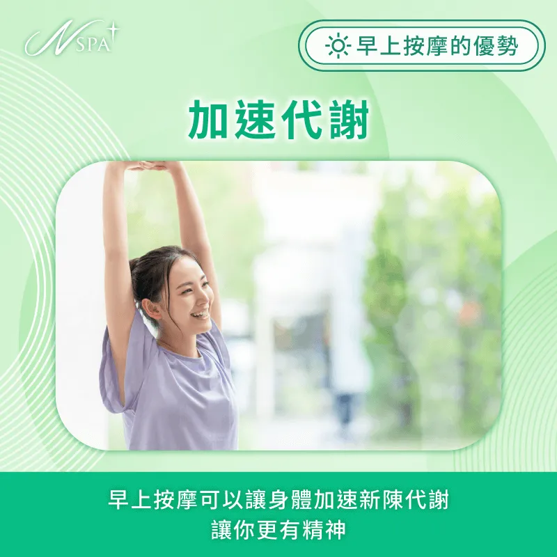 加速新陳代謝-早上按摩好嗎