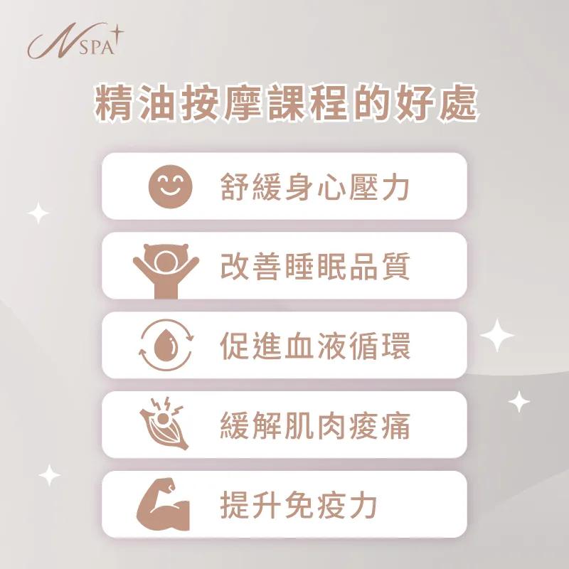精油按摩課程-精油spa課程