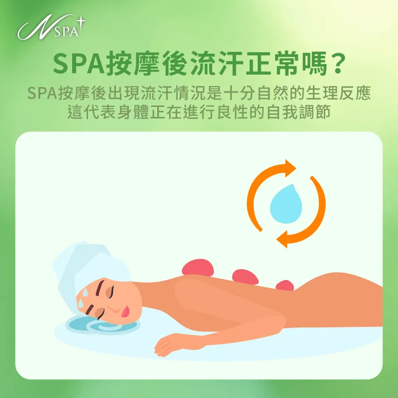 按摩後流汗屬正常生理反應,3大主因解析健康訊號 SPA按摩後流汗正常嗎-SPA按摩後流汗