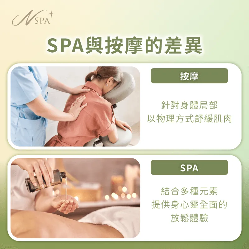 SPA與按摩大不同,享受更全面的身心呵護 SPA與按摩的差異-spa是什麼意思