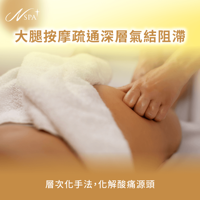 解析大腿氣結阻滯-按摩大腿會痛